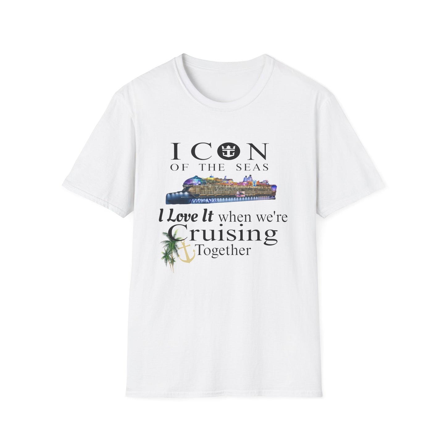 Icon Of The Seas 2024 Royal Caribbean Cruise Shirt,Group Cruise Shirts, Family Cruise Shirt, Couples Cruise Shirt, Cruise Shirt Ideas Unisex Softstyle T-Shirt