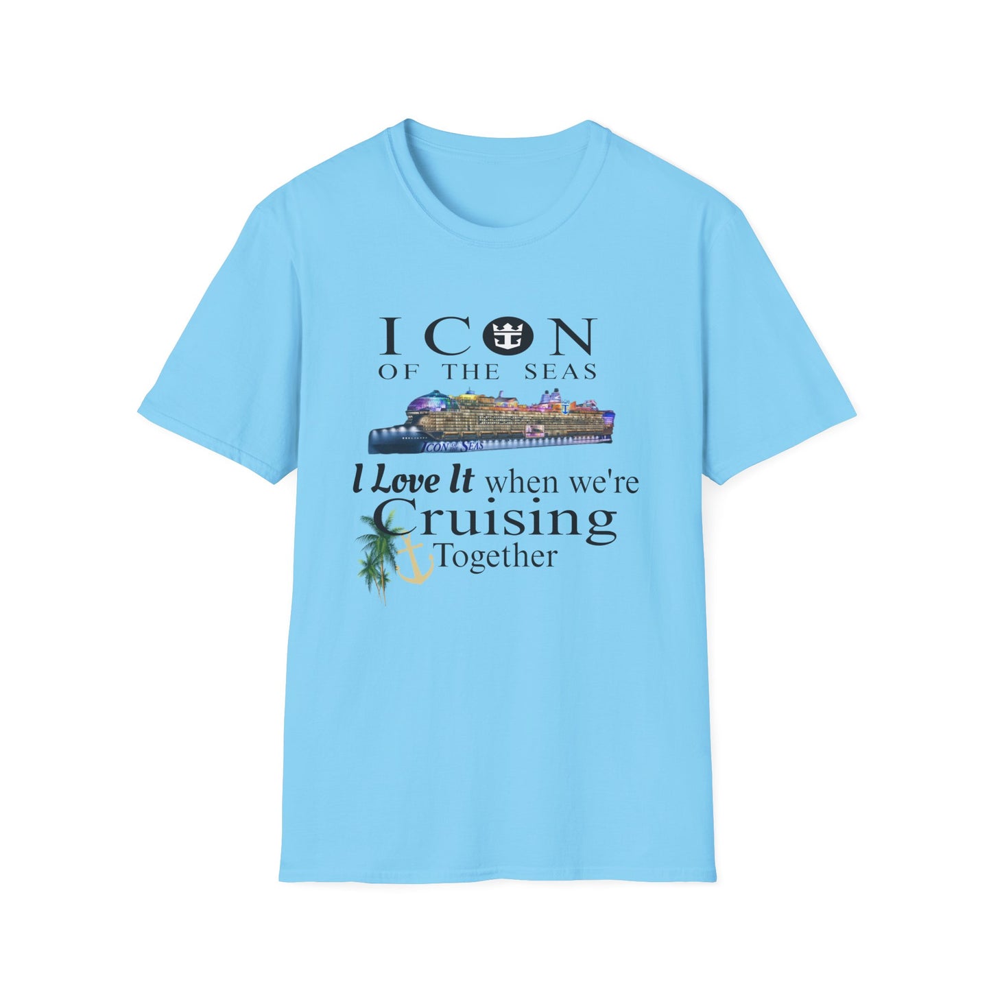 Icon Of The Seas 2024 Royal Caribbean Cruise Shirt,Group Cruise Shirts, Family Cruise Shirt, Couples Cruise Shirt, Cruise Shirt Ideas Unisex Softstyle T-Shirt