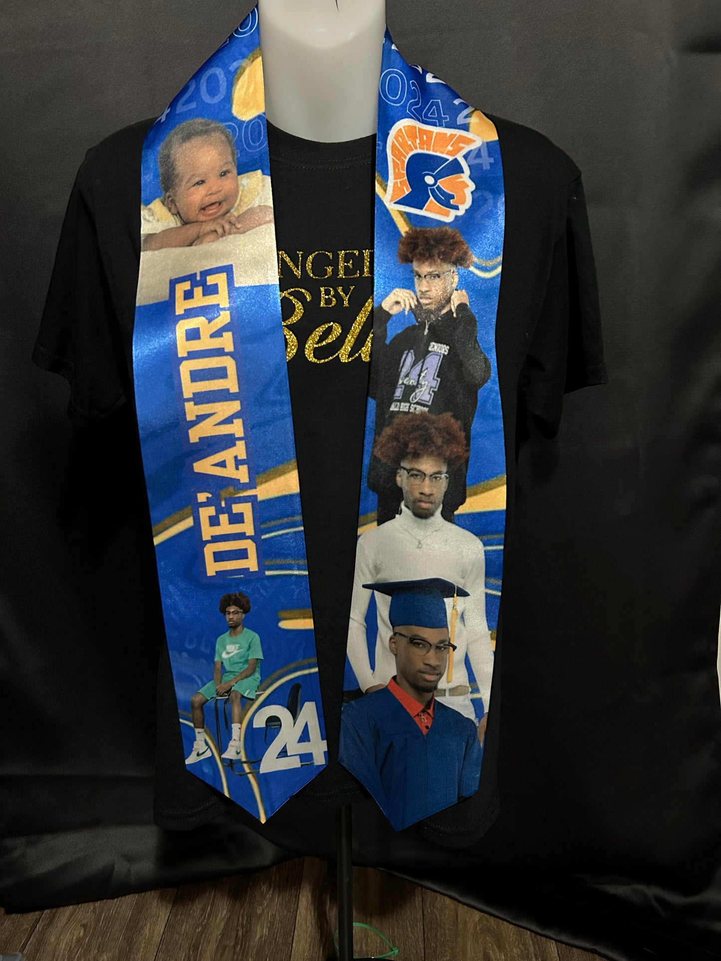 Graduation Stole with Pictures