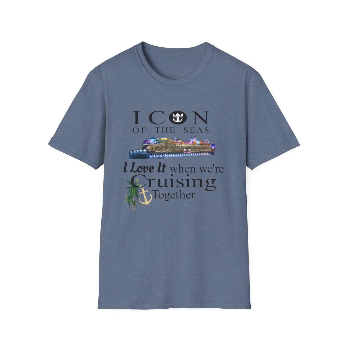 Icon Of The Seas 2024 Royal Caribbean Cruise Shirt,Group Cruise Shirts, Family Cruise Shirt, Couples Cruise Shirt, Cruise Shirt Ideas Unisex Softstyle T-Shirt