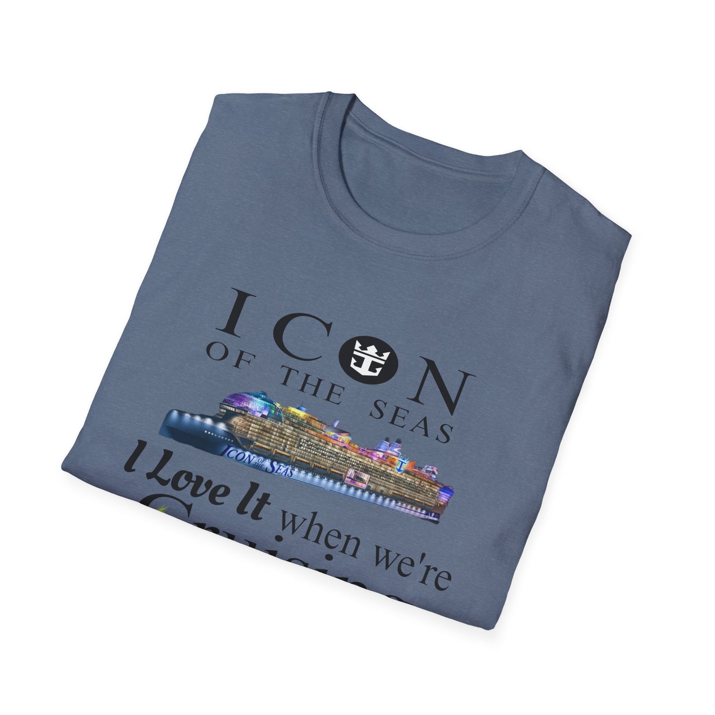 Icon Of The Seas 2024 Royal Caribbean Cruise Shirt,Group Cruise Shirts, Family Cruise Shirt, Couples Cruise Shirt, Cruise Shirt Ideas Unisex Softstyle T-Shirt