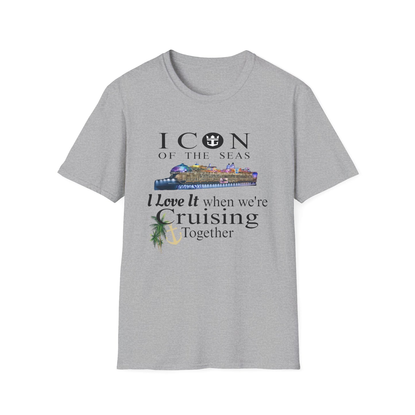 Icon Of The Seas 2024 Royal Caribbean Cruise Shirt,Group Cruise Shirts, Family Cruise Shirt, Couples Cruise Shirt, Cruise Shirt Ideas Unisex Softstyle T-Shirt