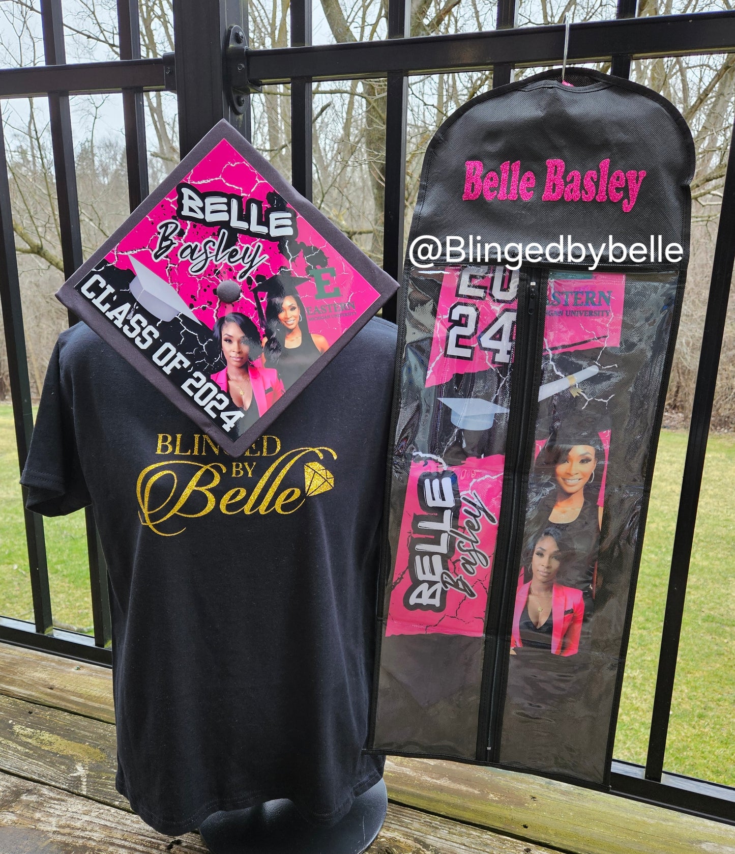 Graduation Stole, Graduation Topper & Graduation Stole Garment Bag for Keepsake