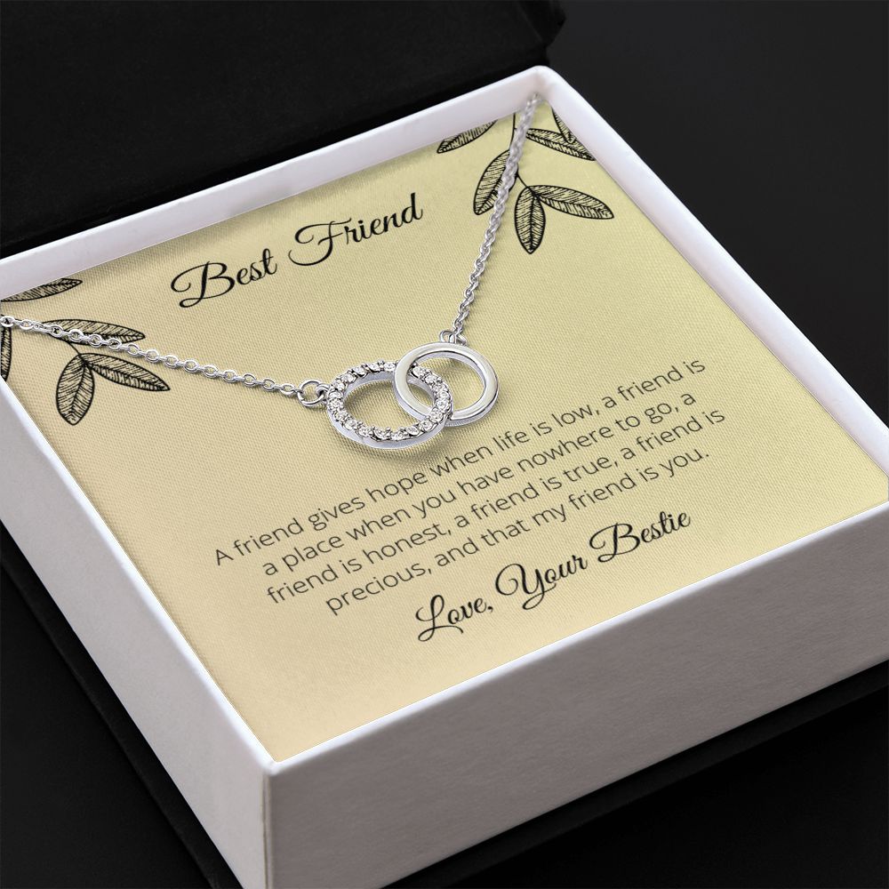 Best Friend- A Friend Gives Hope Necklace - Blinged by Belle