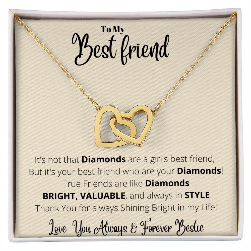 Best Friend Shine Bright like a Diamond - Blinged by Belle
