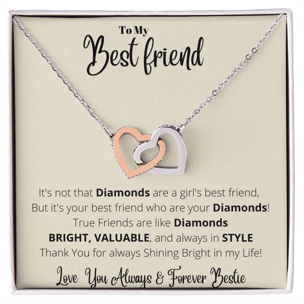 Best Friend Shine Bright like a Diamond - Blinged by Belle