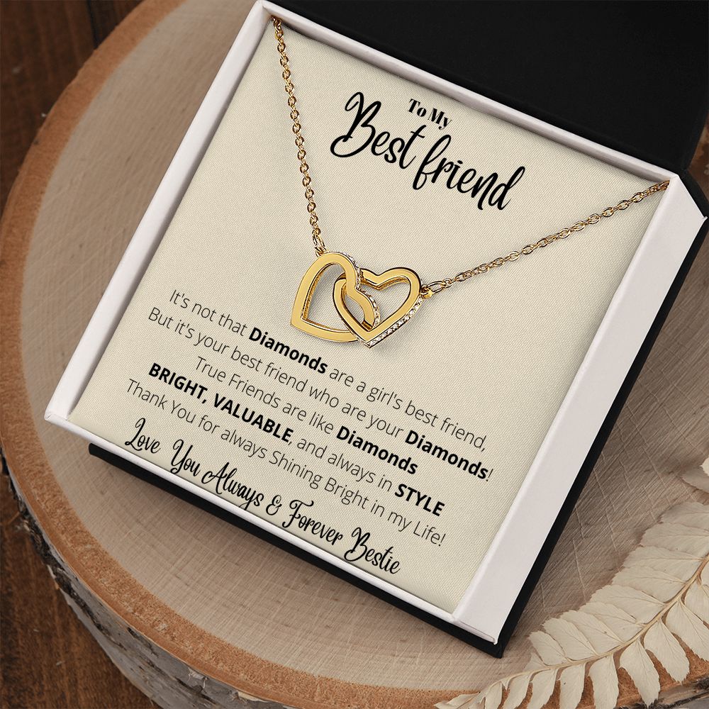 Best Friend Shine Bright like a Diamond - Blinged by Belle
