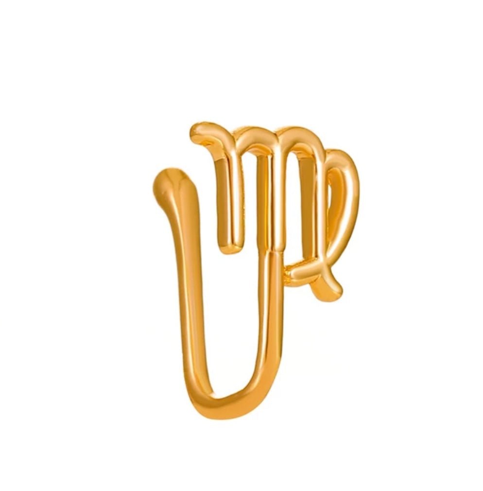 Gold Zodiac Nose Cuffs - Blinged by Belle