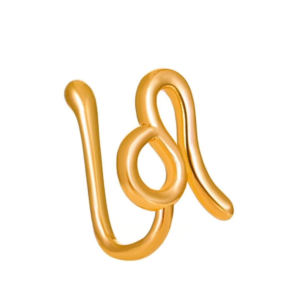 Gold Zodiac Nose Cuffs - Blinged by Belle