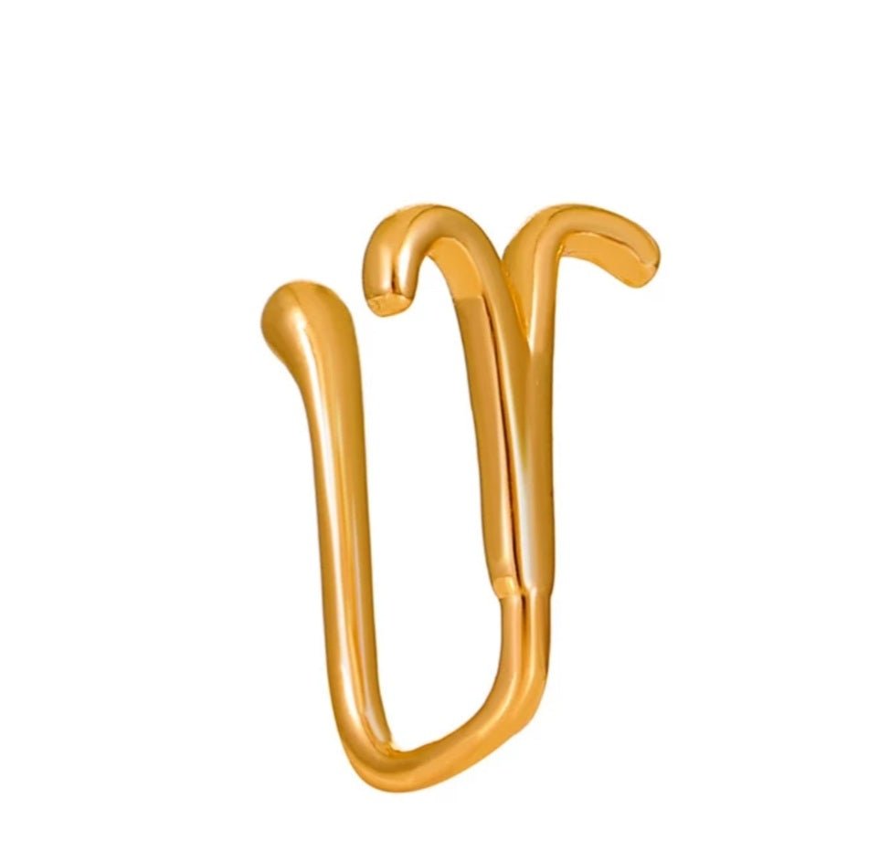 Gold Zodiac Nose Cuffs - Blinged by Belle