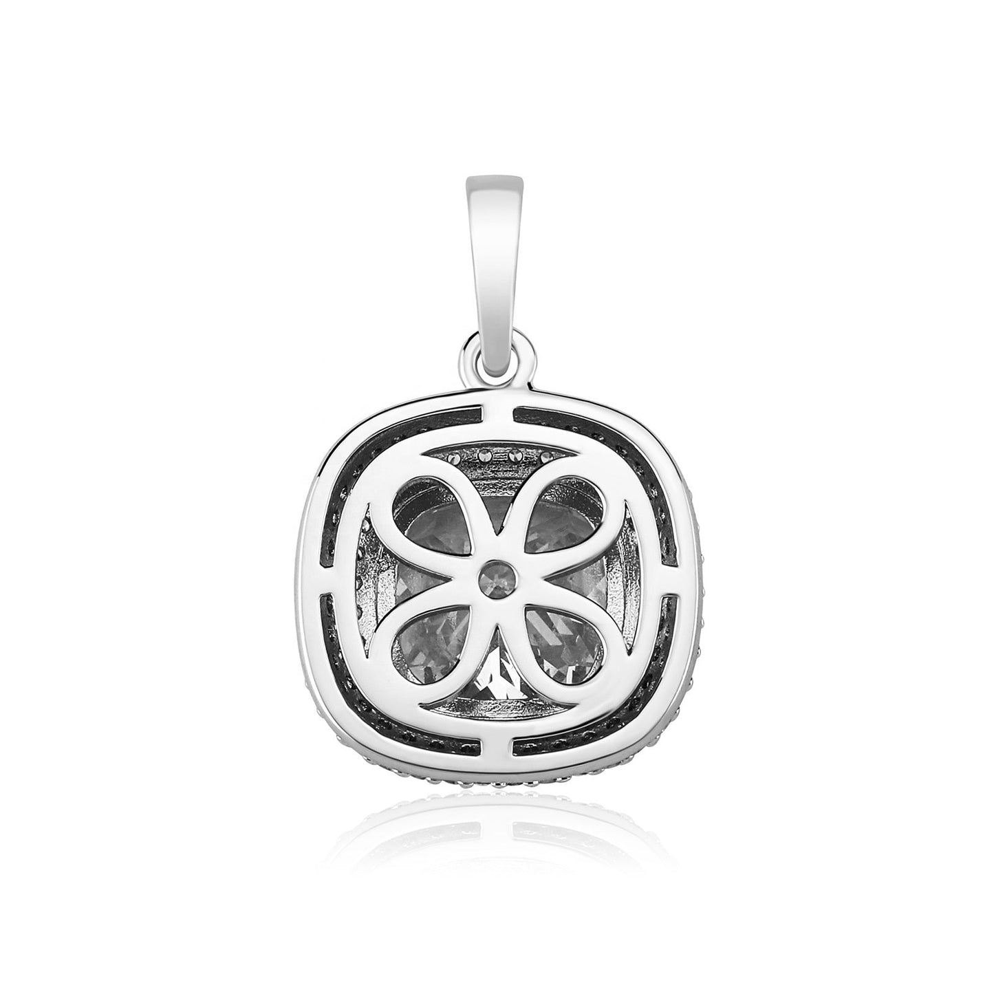 Pendant Baguette Diamond Necklace - Blinged by Belle