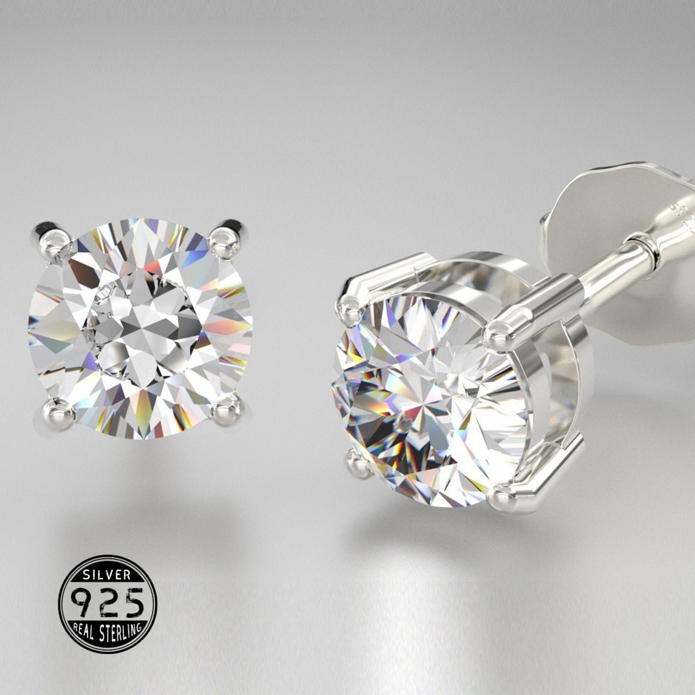 Sterling Silver Earrings - Blinged by Belle
