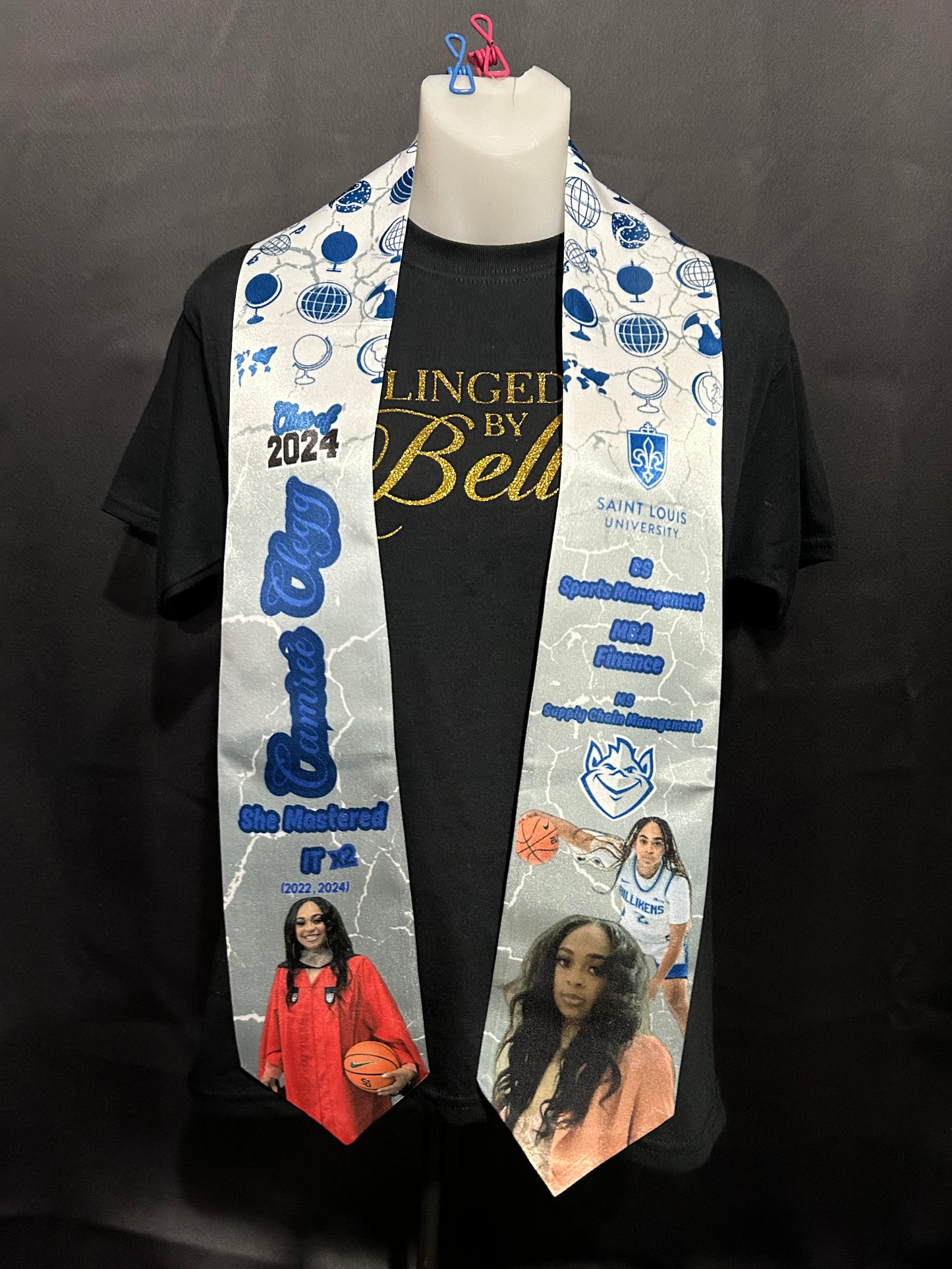 Graduation Stole with Pictures