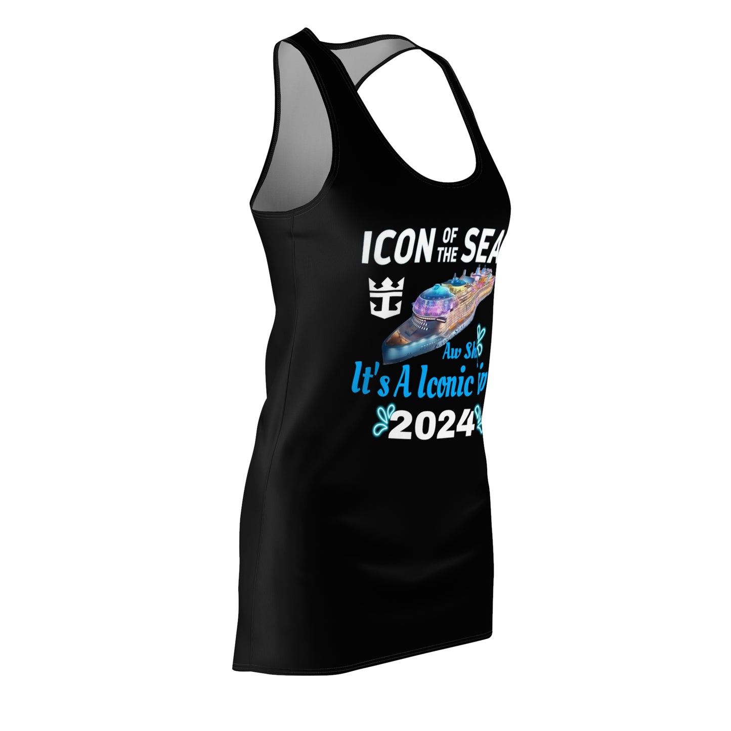 Icon of the Seas Women's Cut & Sew Racerback Dress (AOP)