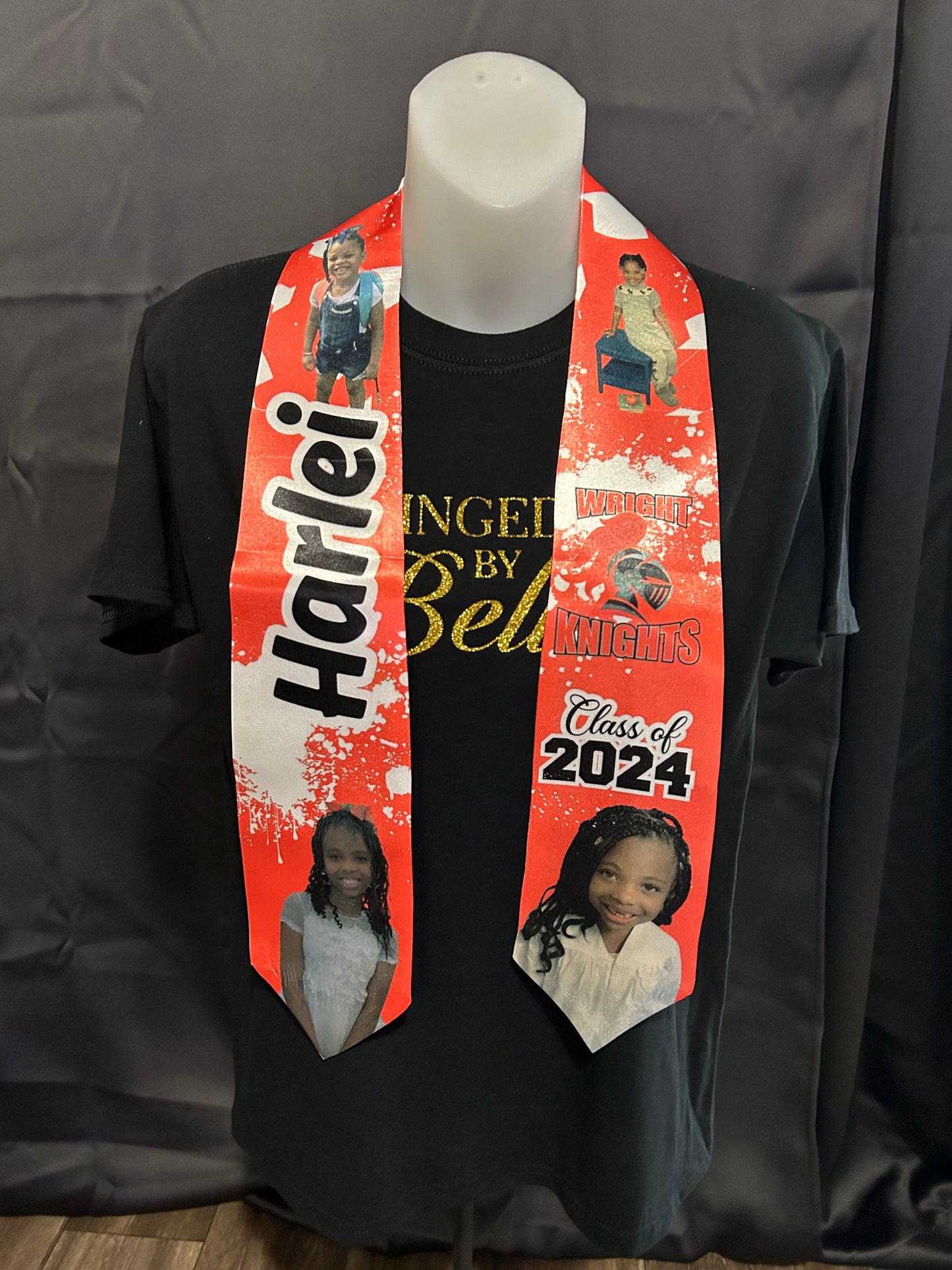 Graduation Stole with Pictures