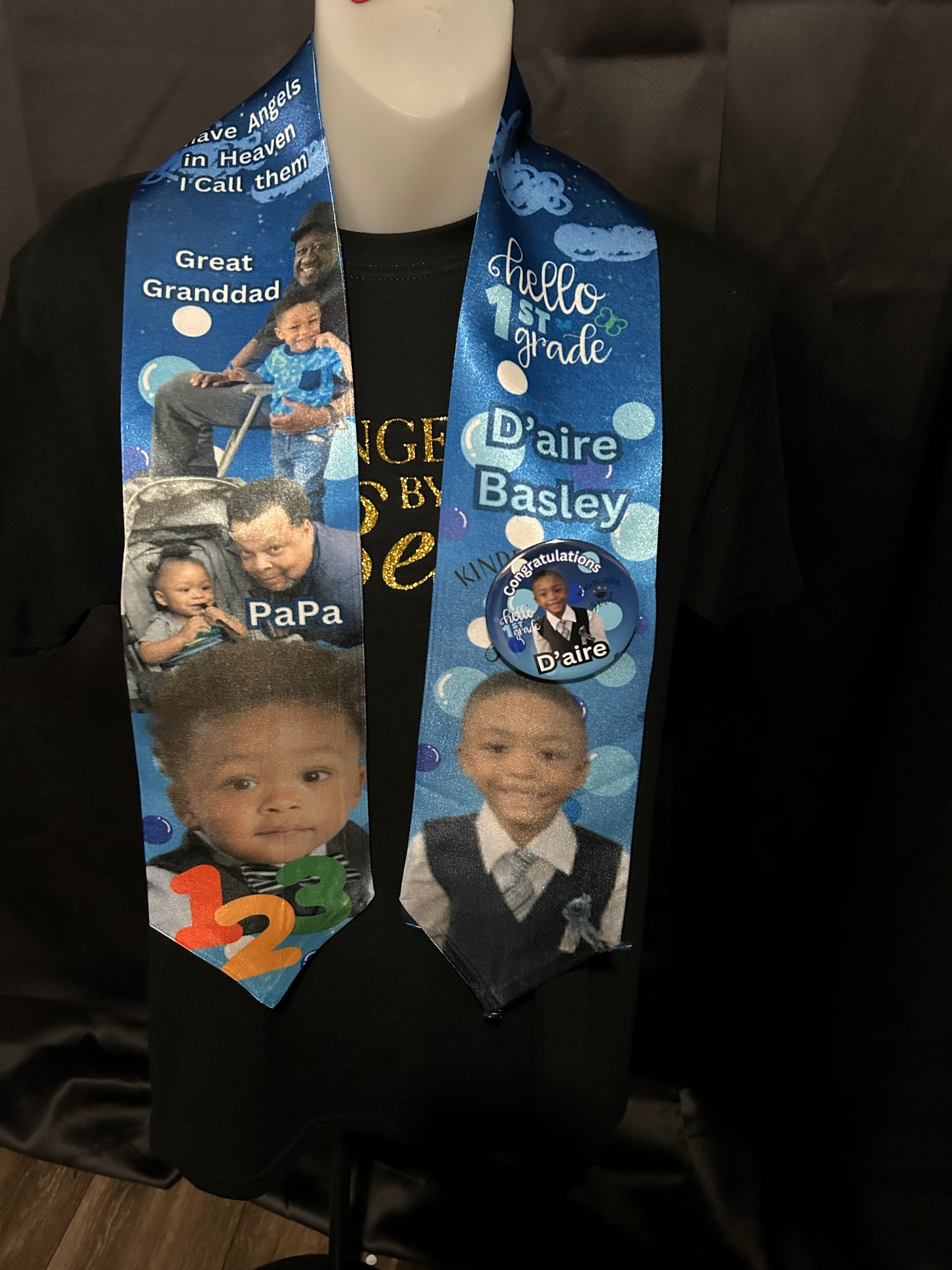 Graduation Stole with Pictures