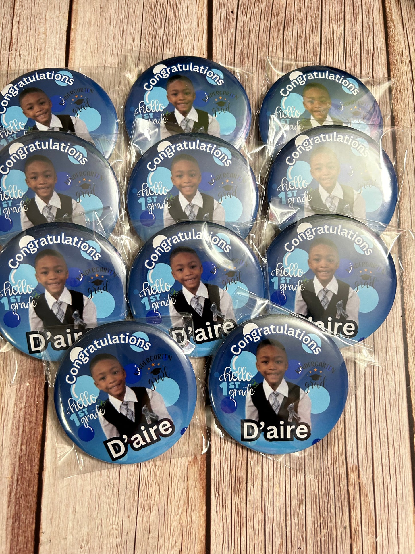 Custom Graduation Buttons