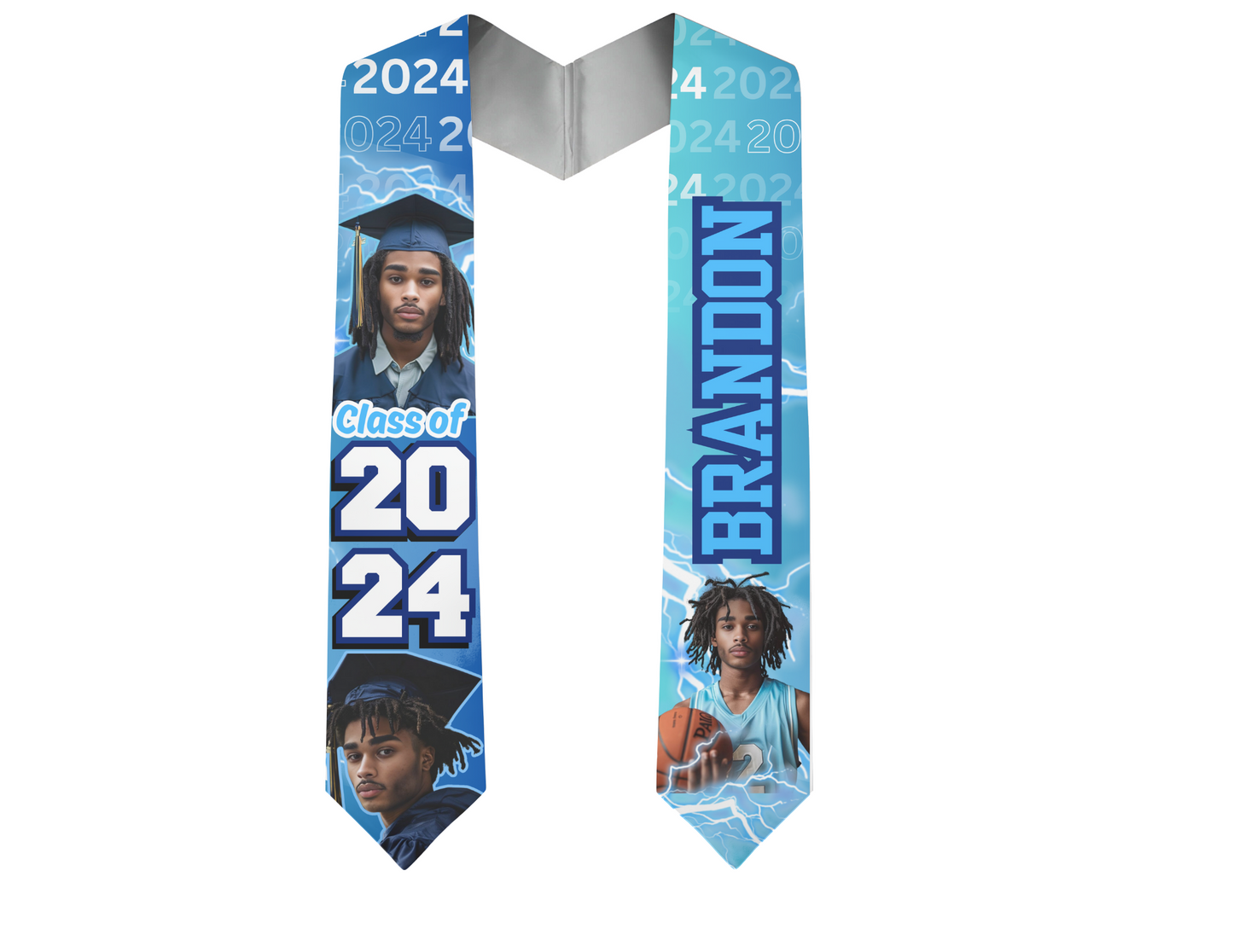 Graduation Stole with Pictures