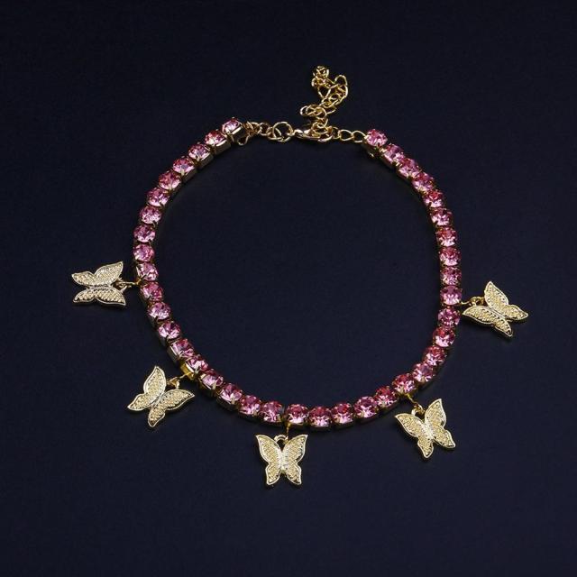 Fashion Butterfly Anklet - Blinged by Belle
