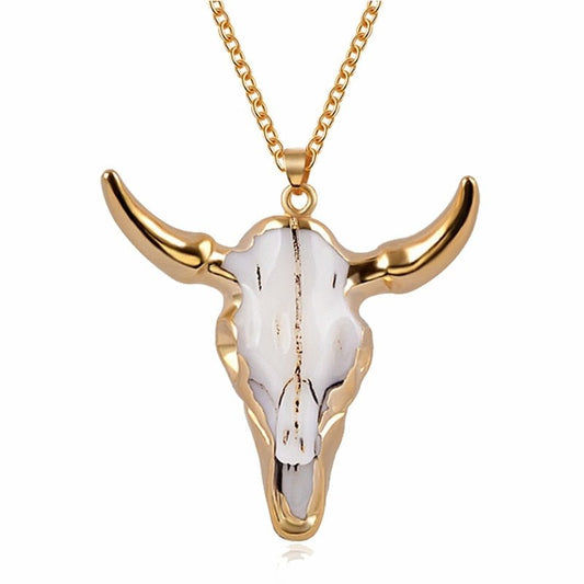 Vintage Bull Skull Men'S Pendant - Blinged by Belle